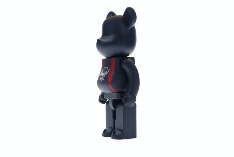 Bearbrick Medicom Herschel Peacoat 100% & 400% Set Navy