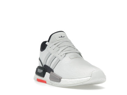adidas NMD G1 Crystal White Grey Solar Red
