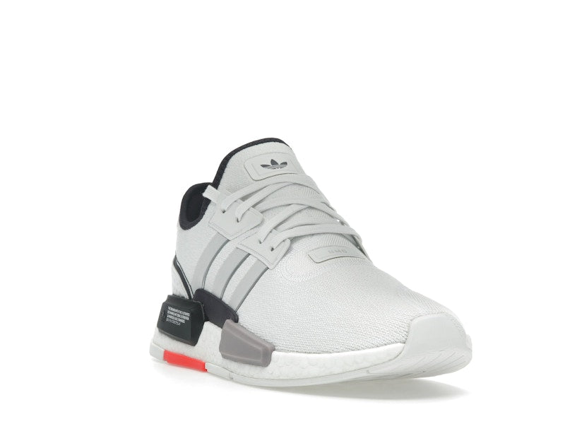 adidas NMD G1 Crystal White Grey Solar Red