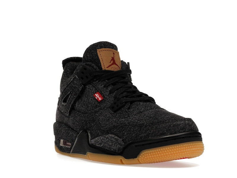 Jordan 4 Retro Levi's Black (GS) (Levi's Tag)