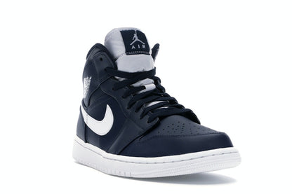 Jordan 1 Retro Mid Obsidian White