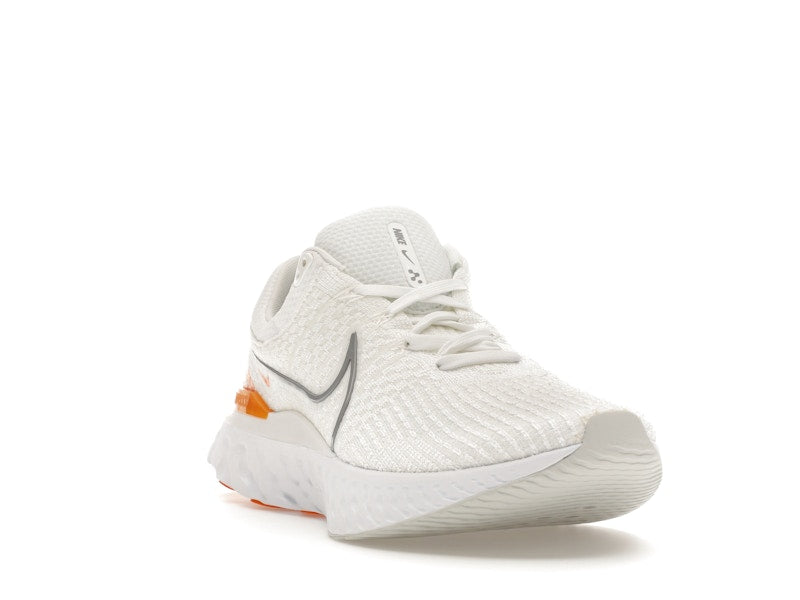 Nike React Infinity Run Flyknit 3 White Grey Kumquat