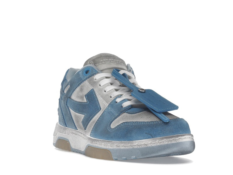 OFF-WHITE OOO Low Out Of Office Suede White Light Blue
