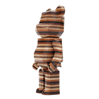 Bearbrick Karimoku Fragment Polygon-Horizon 400% Wood