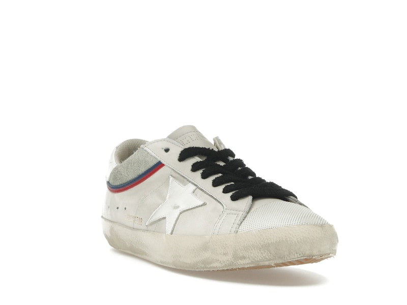 Golden Goose Super Star White Grey Red Blue