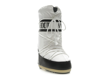 Moon Boot Icon Nylon Boot Black White