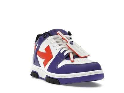 OFF-WHITE Out Of Office OOO Low Tops White Purple Orange