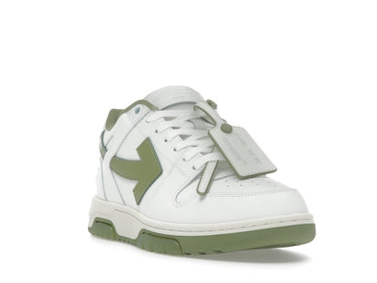 OFF-WHITE Out Of Office OOO Low Tops White Sage