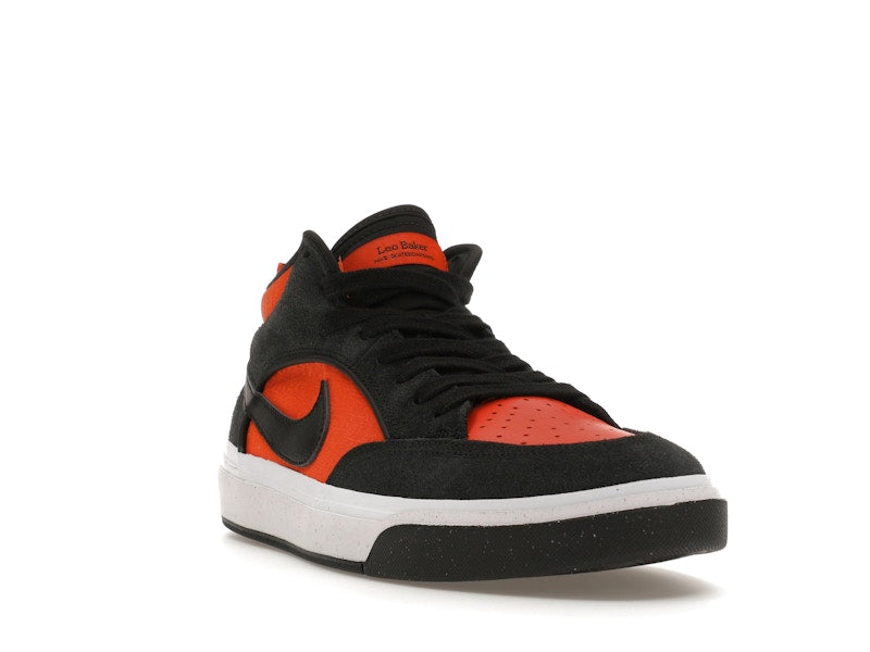 Nike SB React Leo Black Electro Orange