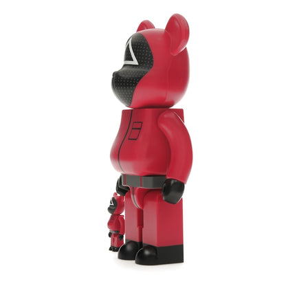 Bearbrick x Squid Game Guard (Triangle) 100% & 400% Set