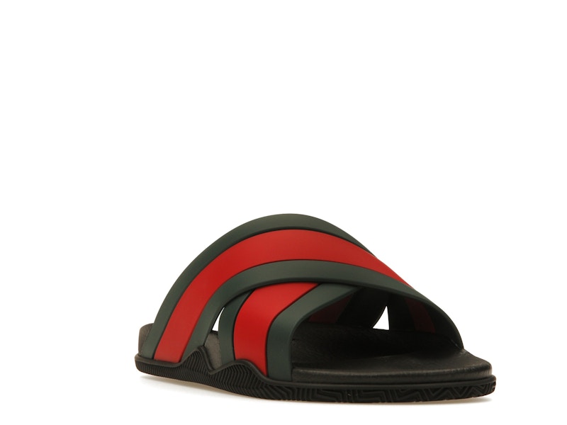 Gucci Web Slide Black Rubber (Women's)