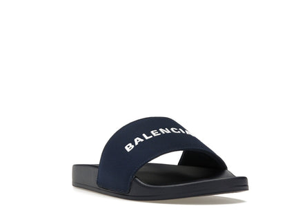 Balenciaga Pool Slide Navy