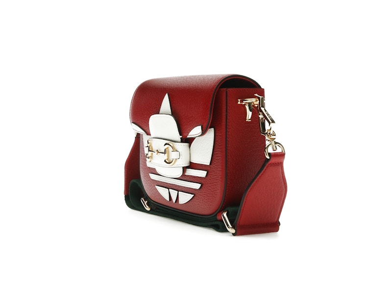 Gucci x adidas Horsebit 1955 Shoulder Bag Red