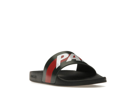 Palace x Gucci Logo Web Slide Sandal Black
