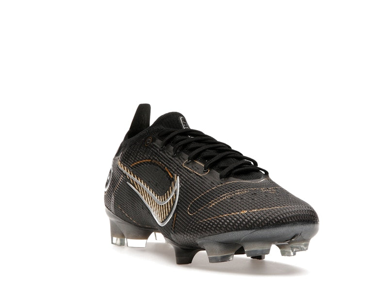 Nike Mercurial Vapor 14 Elite FG Black Metallic Silver Cave Stone Metallic Gold