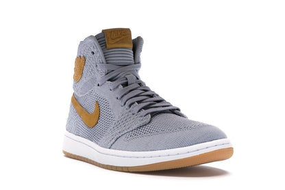 Jordan 1 Retro High Flyknit Wolf Grey