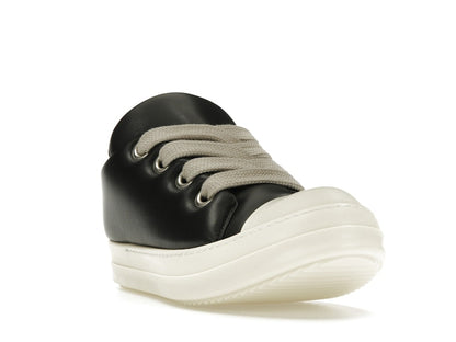 Rick Owens Jumbo Lace Padded Sneaks Low Black Milk