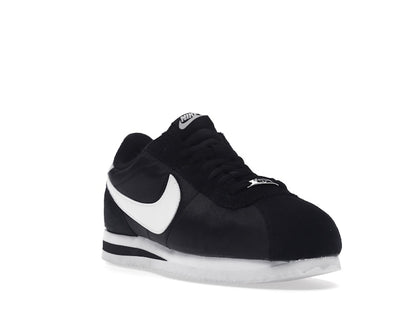 Nike Cortez Basic Nylon Black White-Metallic Silver