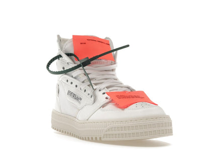 OFF-WHITE Off Court 3.0 Leather White White Orange (Bold Medial Logo)