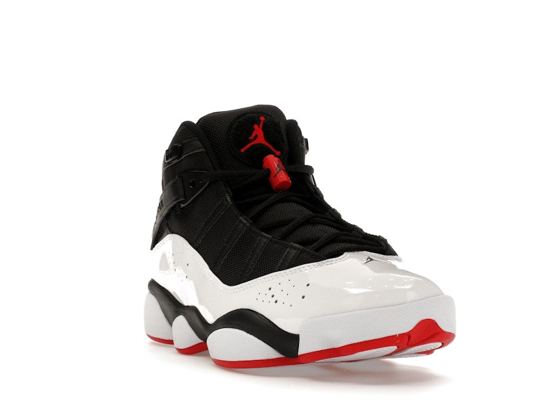 Jordan 6 Rings Black White Varsity Red