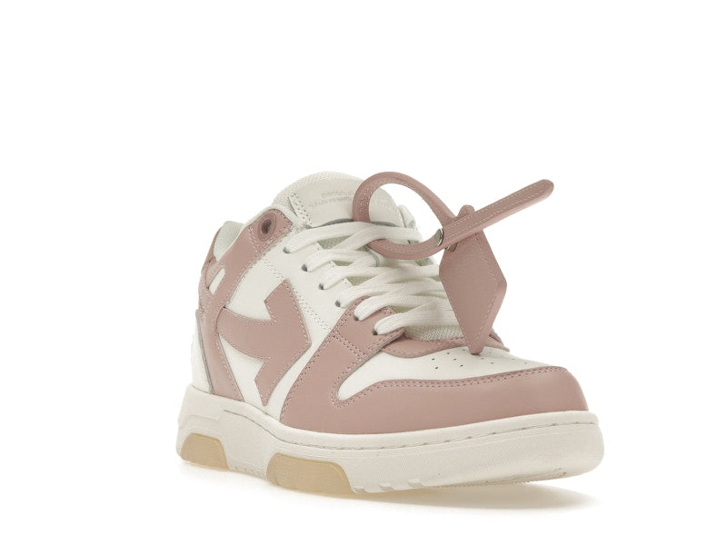 OFF-WHITE Out Of Office "OOO" Low Tops White Pink (Women's)