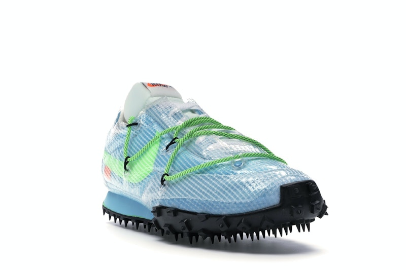 Nike Waffle Racer Off-White Vivid Sky (Women's)
