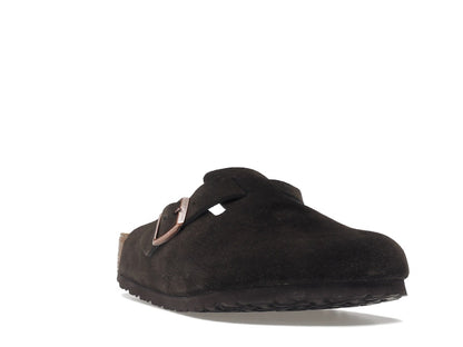 Birkenstock Boston Soft Footbed Suede  Mocha