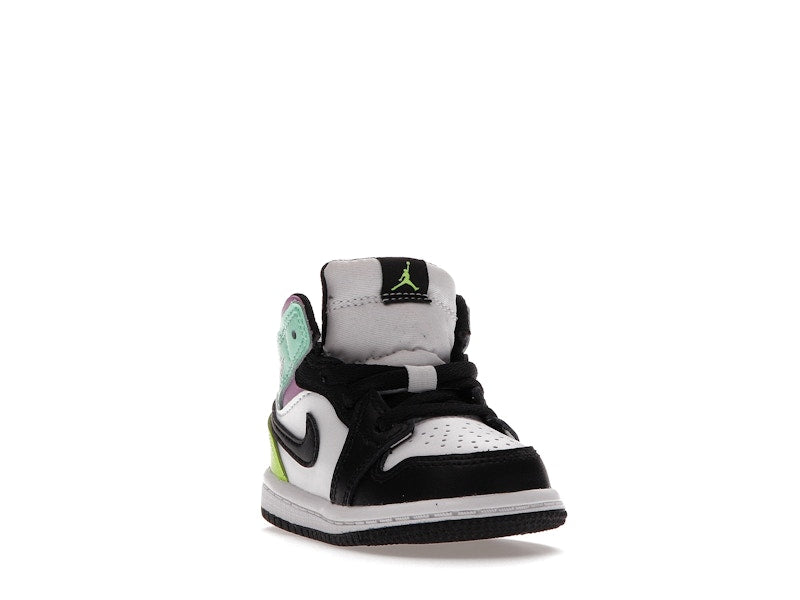 Jordan 1 Mid Pastel Black Toe (TD)