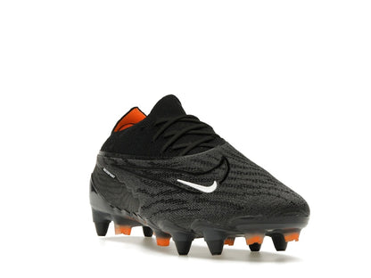Nike Gripknit Phantom GX Elite SG-Pro Anti-Clog Traction Black Dark Smoke Grey Total Orange