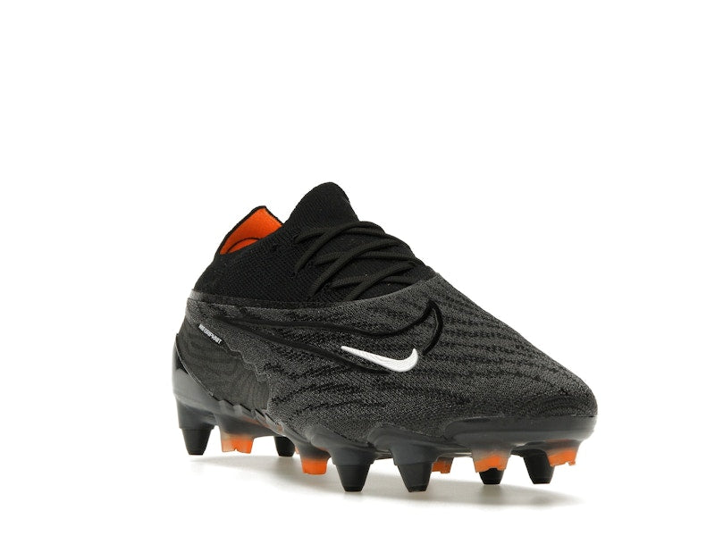 Nike Gripknit Phantom GX Elite SG-Pro Anti-Clog Traction Black Dark Smoke Grey Total Orange