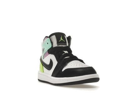 Jordan 1 Mid Pastel Black Toe (PS)