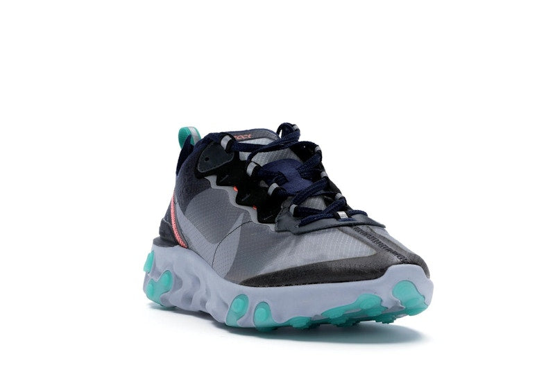 Nike React Element 87 Black Neptune Green