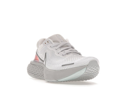 Nike ZoomX Invincible Run Flyknit White Pure Platinum Chile Red