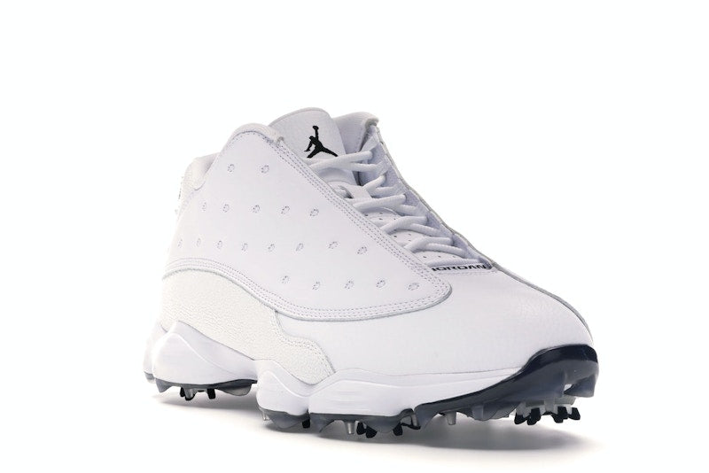 Jordan 13 Retro Golf Cleat White Black