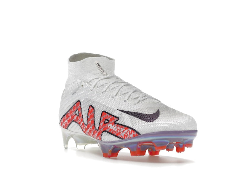 Nike Zoom Mercurial Superfly 9 Elite FG White Bright Crimson