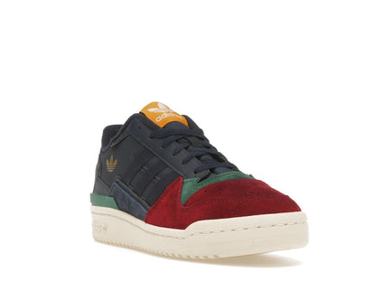 adidas Forum Exhibit Low 2.0 Collegiate Navy Burgundy Green