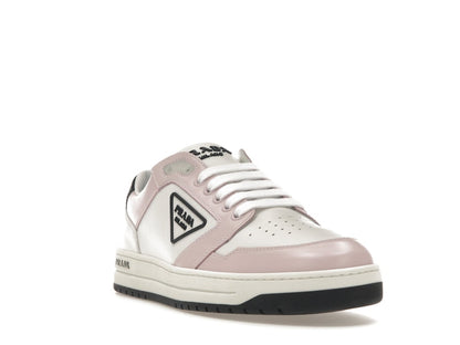 Prada District Sneaker White Pink Perforated Leather (Women's)