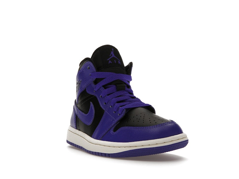 Jordan 1 Mid Purple Black (Women's)