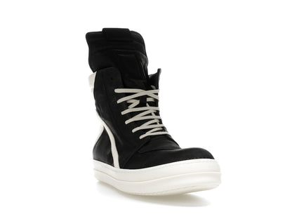 Rick Owens Geobasket High Black Milk