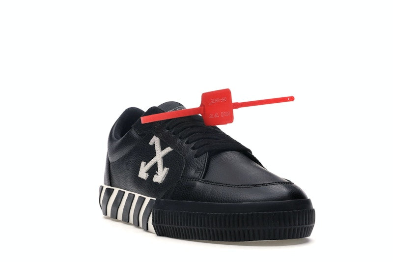 OFF-WHITE Vulc Low Black Leather FW19
