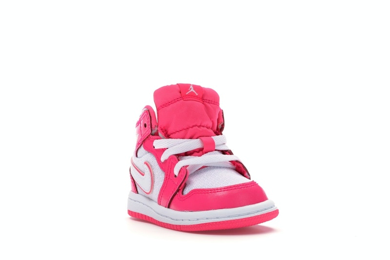Jordan 1 Mid Hyper Pink White (TD)