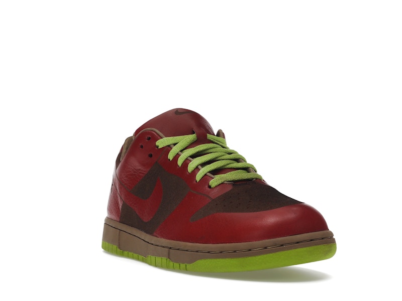 Nike Dunk Low 1-Piece Laser Varsity Red Chartreuse
