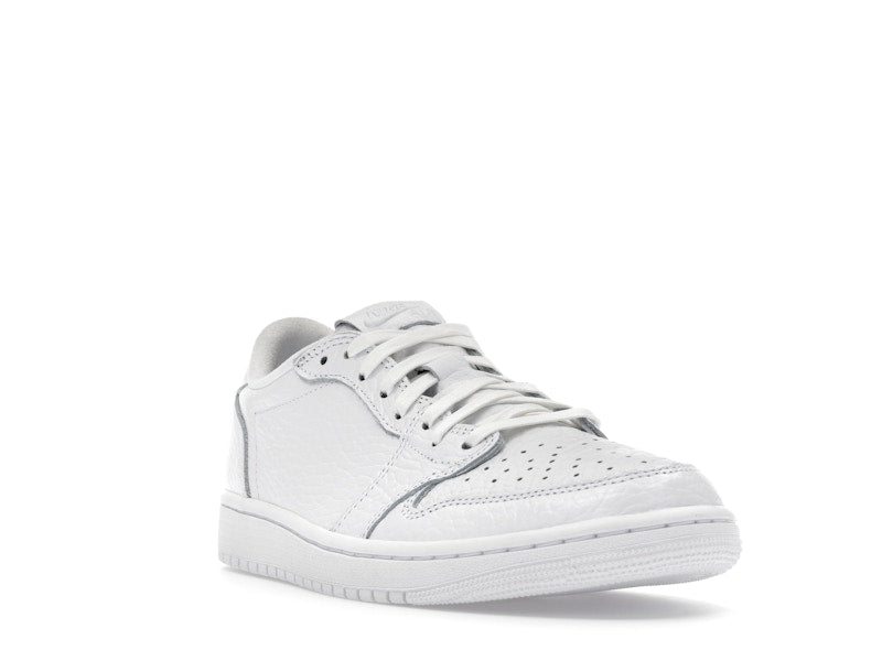 Jordan 1 Retro Low Swooshless Triple White (2025)