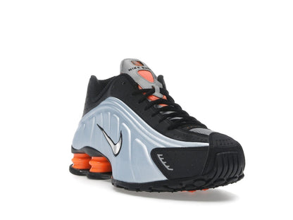 Nike Shox R4 Blue Tint Total Orange Black Metallic Silver (Women's)