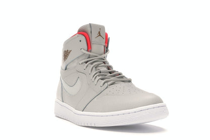 Jordan 1 Retro High Nouveau Pure Platinum Bright Crimson