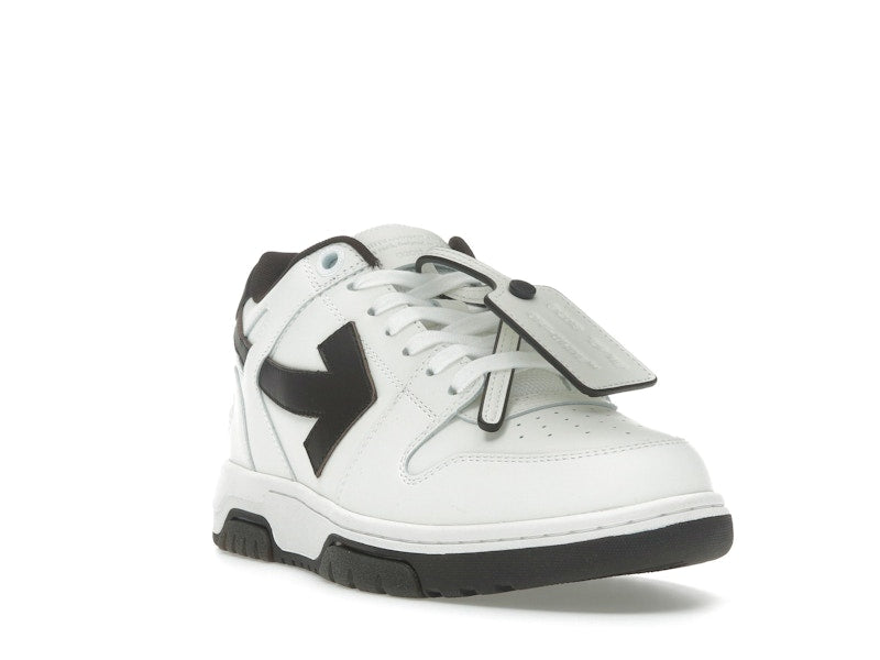 OFF-WHITE Out Of Office OOO Low Tops White Brown