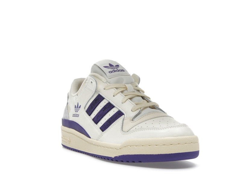 adidas Forum Low CL Cream White Collegiate Purple Warm Vanilla