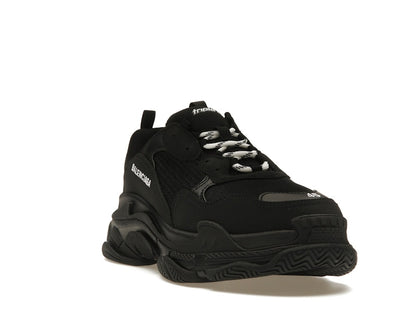 Balenciaga Triple S Black White Laces