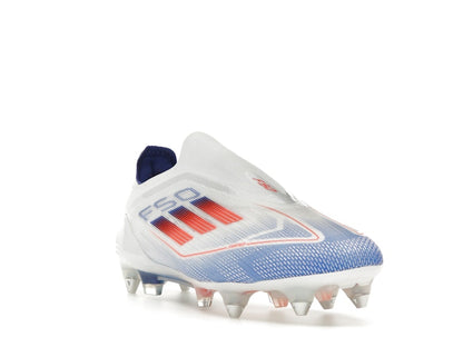 adidas F50 Elite Laceless SG Cloud White Solar Red Lucid Blue