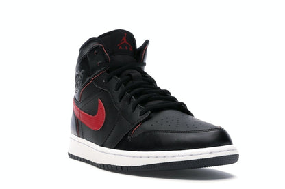 Jordan 1 Retro Mid Black Team Red